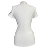 Back of Equiline 'Misty' Competition Polo in White