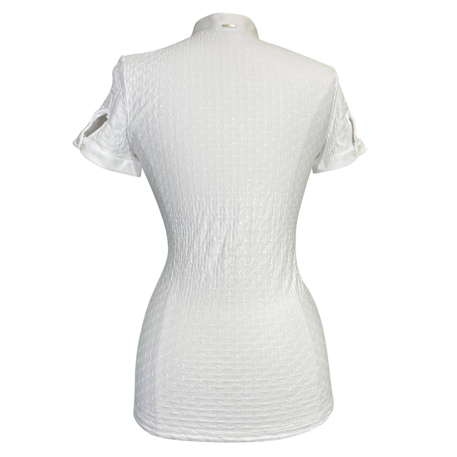 Back of Equiline &#39;Misty&#39; Competition Polo in White