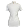 Back of Equiline 'Megan' Show Shirt in White
