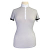 EGO7 Short Sleeve Polo Top in Grey