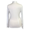 Back of EGO7 Long Sleeve Show Shirt in White