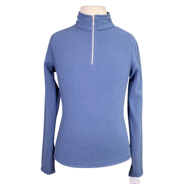 Dover Saddlery 'Riding Sport' Essential Fleece Quarter Zip in French Blue