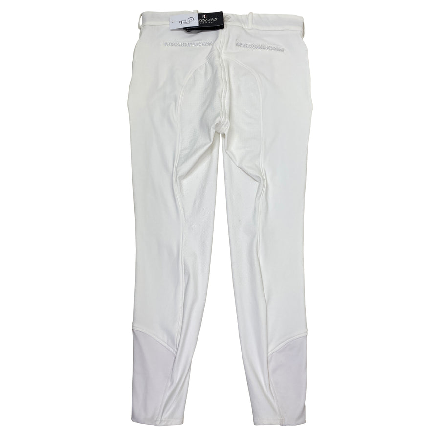 Back of Kingsland 'Kadi' E-Tec Full Grip Breeches in White
