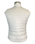 Back of Cavalleria Toscana Quilted Piquet Vest in Sand