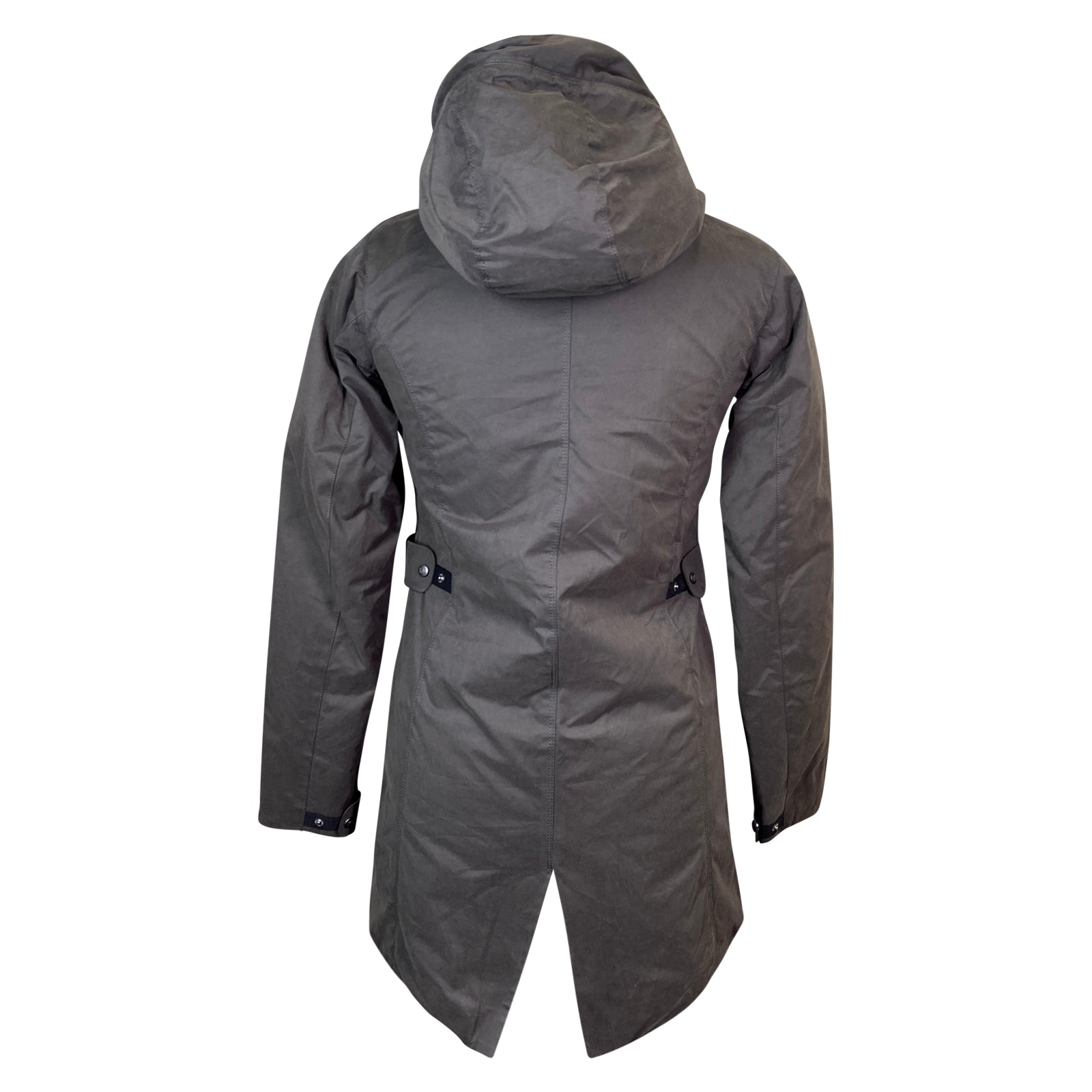 back of Kingsland 'Hekla' Insulated Parka in Chocolate