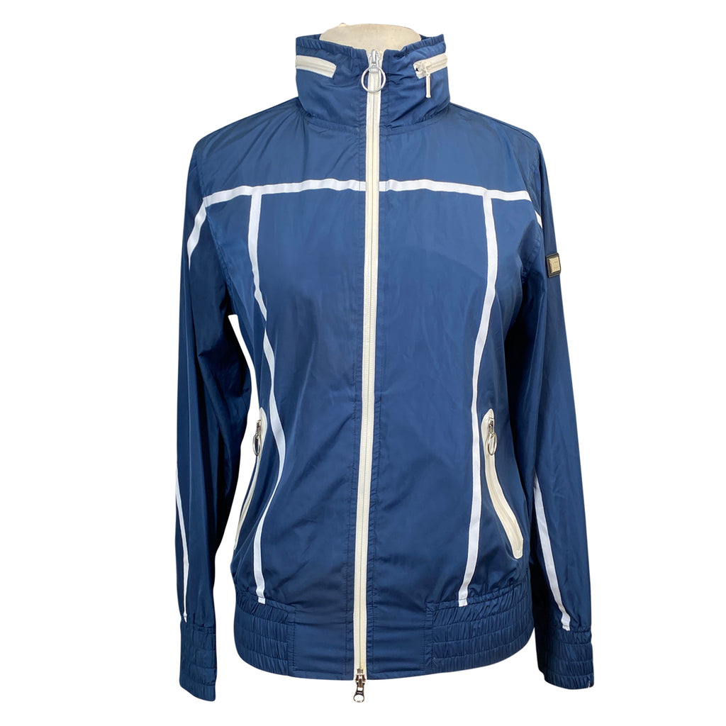 Equiline Windbreaker in Navy/White