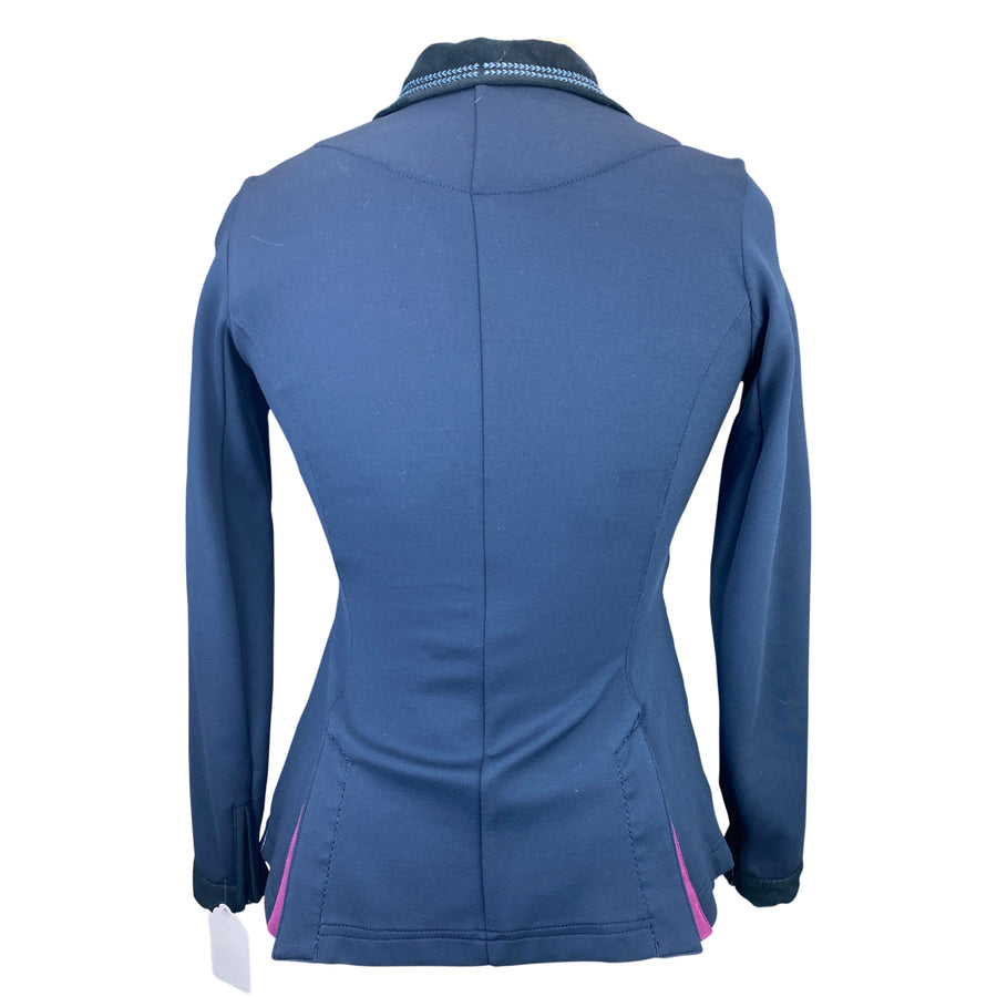 Back of Animo Competition Jacket in Navy