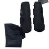Back of Anatomeq 'AirGuard' Brush Boots in Black