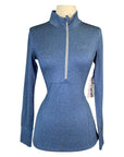 SmartPak 'Piper' 1/2 Zip Baselayer in Navy Heather