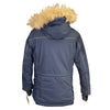 Back of Dover Saddlery HeatBlast Jacket in Navy
