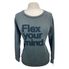 Flex-On 'Flex Your Mind' Sweatshirt in Hunter Green