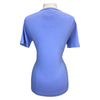 Back of Equine Artwear Rhinestone Tee in Periwinkle 