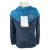 Kingsland 'Nelia' Coral Fleece Jacket in Black/Teal