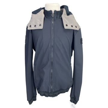 Cavalleria Toscana Hooded Bomber in Black
