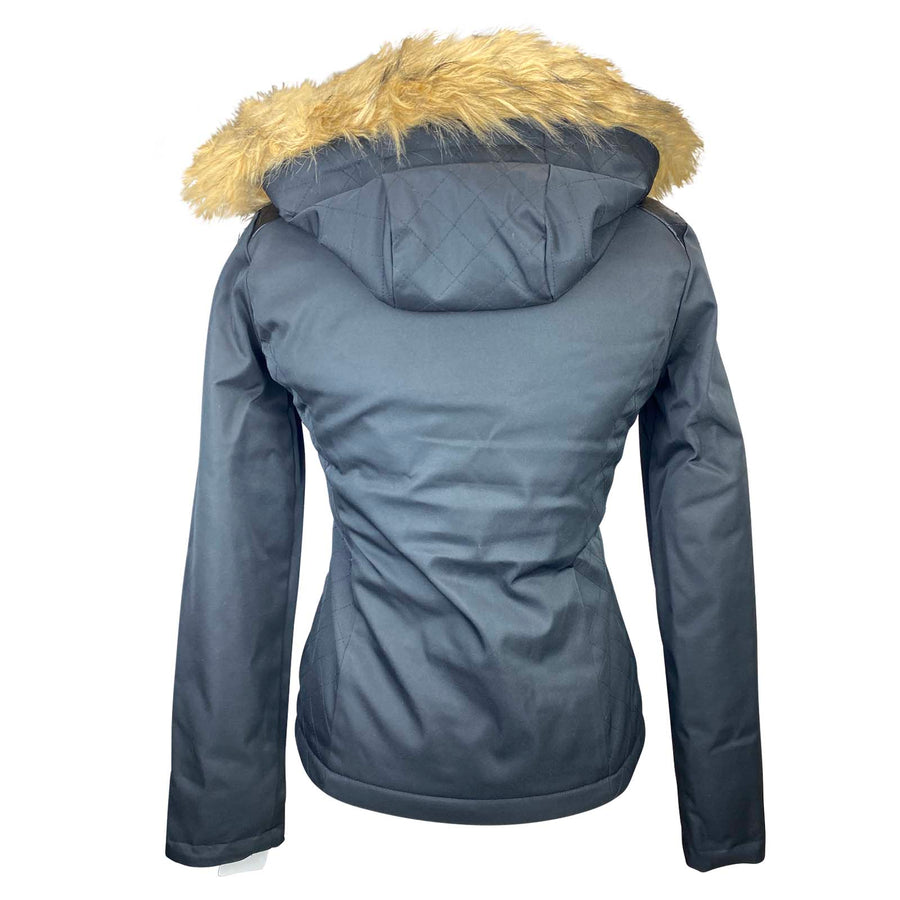 Back of Harcour 'Aude' Parka in Black