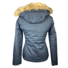 Back of Harcour 'Aude' Parka in Black
