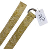 Oliver Green D-Ring Belt in Yellow Floral