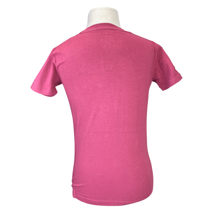 Back of Kingsland 'Nemine' Tee in Pink Dry Rose