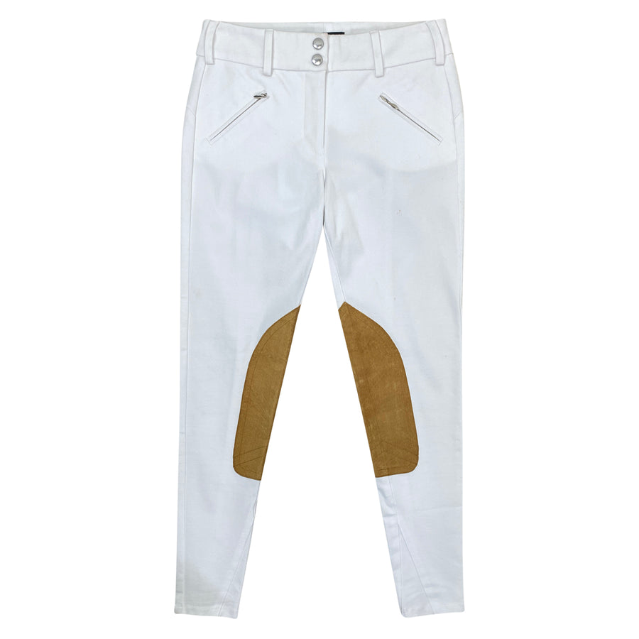 Free x Rein Signature Ponte Breeches in White/Tan