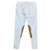 Back of Free x Rein Signature Ponte Breeches in White/Tan
