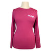 Hunt Club 'Neigh' Bamboo Tee in Sangria