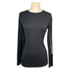 Hunt Club 'Horsewoman' Bamboo Tee in Blac