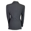 Back of RJ Classics 'Nora' Grey Label Show Coat in Black