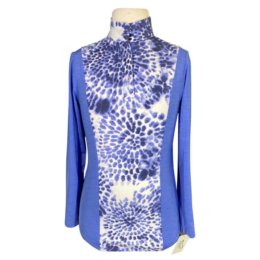 Elliena EQ 'The Edge' Polo in Periwinkle/Spots