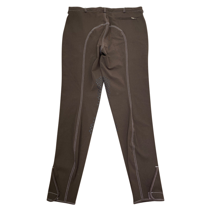 HKM Knee Patch Breeches in Brown