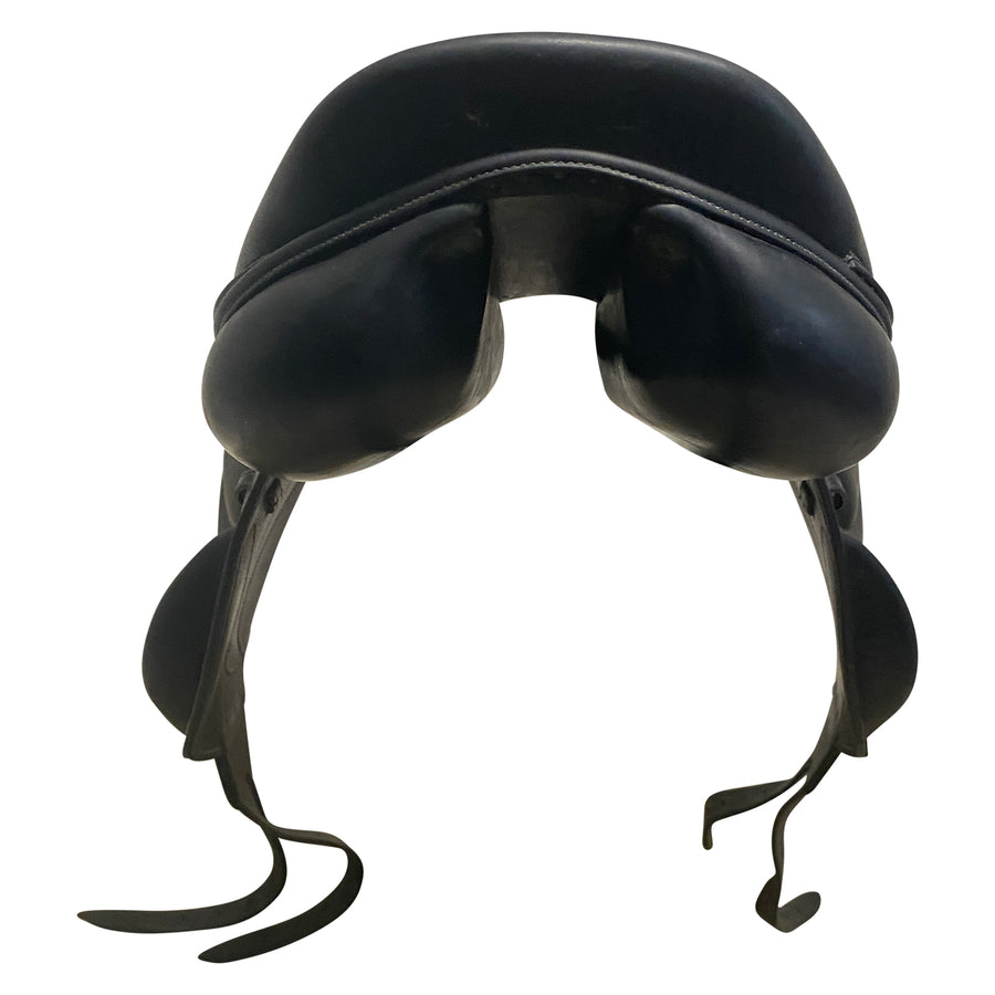 Back of Devoucoux 2010 Chiberta Monoflap Sadle in Black