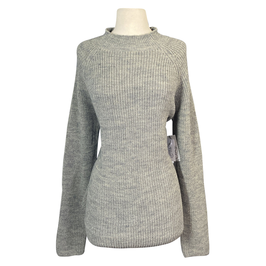 TKEQ Knit 'High Collar' Sweater in Birch