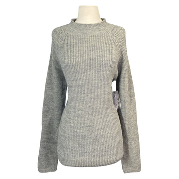 TKEQ Knit 'High Collar' Sweater in Birch