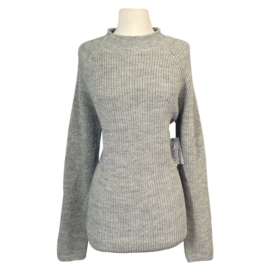 TKEQ Knit 'High Collar' Sweater in Birch