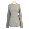 TKEQ Knit 'High Collar' Sweater in Birch