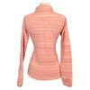Back of Horze 'Addison' Fleece Jacket in Coral Heather