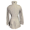 Back of Wellensteyn 'Raja' Trench Coat in Tan Plaid