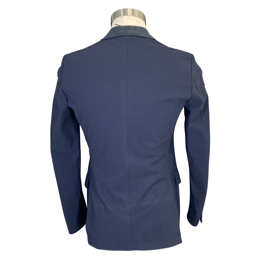 Back of Cavalleria Toscana Show Coat in Navy