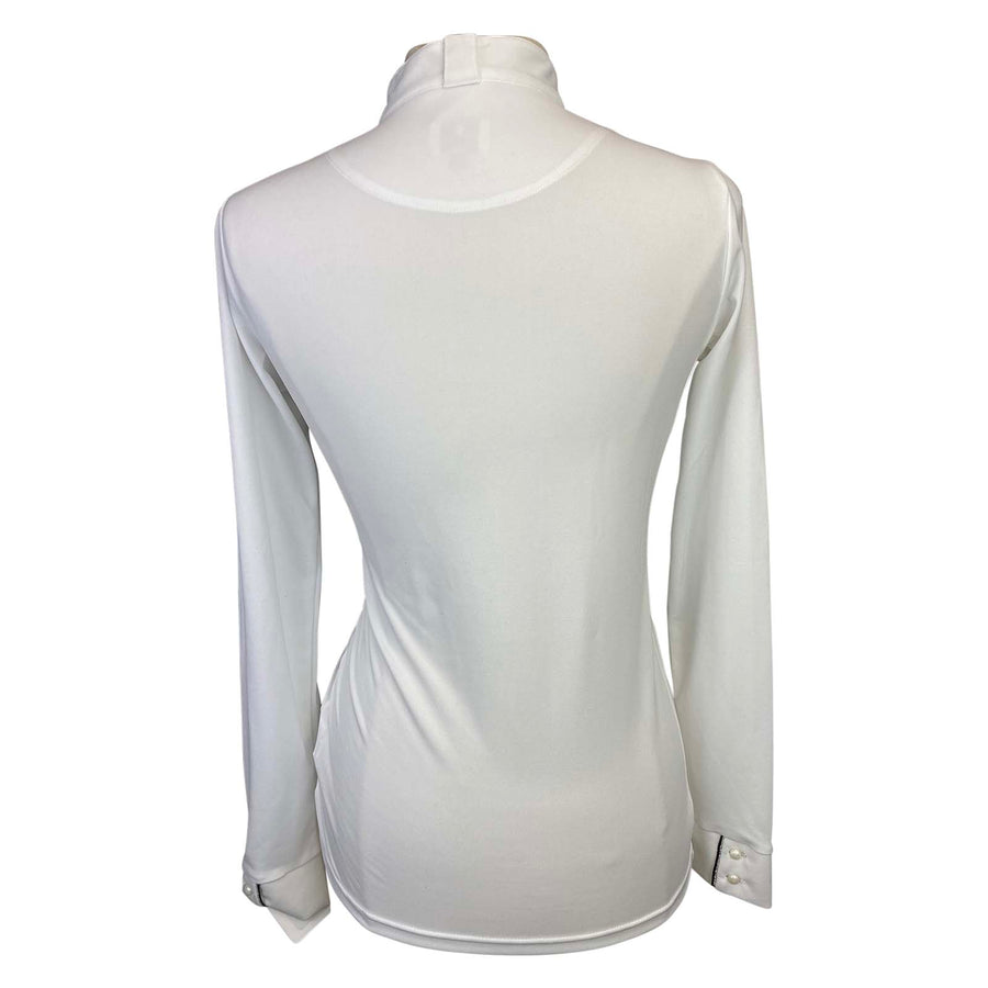 Back of Kingsland Show Shirt in White