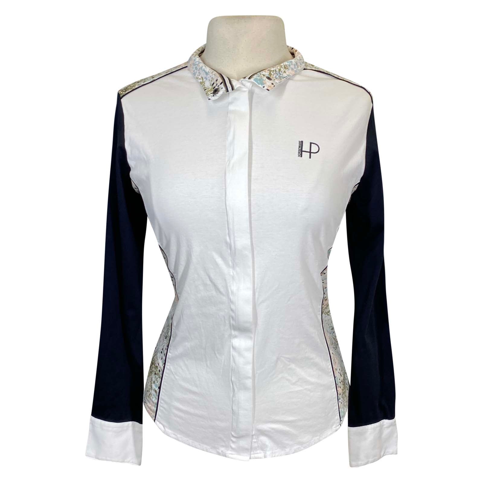 Horseware Platinum &#39;Ella&#39; Competition Shirt in White/Paint Splatter