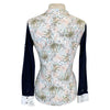 Back of Horseware Platinum 'Ella' Competition Shirt in White/Paint Splatter