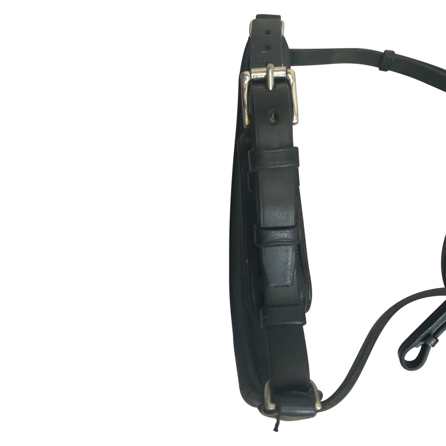Noseband of Passier 'Hubertus Schmidt' Double Bridle in Black