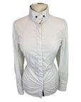 Asmar Equestrian Show Shirt in White/Black