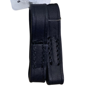 Tory Leather Bit Keepers (Pair) in Black