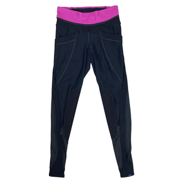 Irideon 'Synergy' Riding Tights in Black/Fuchsia