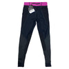 Back of Irideon 'Synergy' Riding Tights in Black/Fuchsia