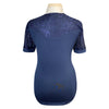 Back of Ovation 'Elegance' Show Shirt in Navy