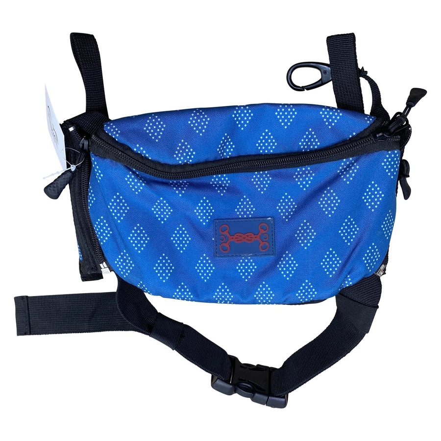 Cavali Club Fanny Pack in Blue/Diamonds