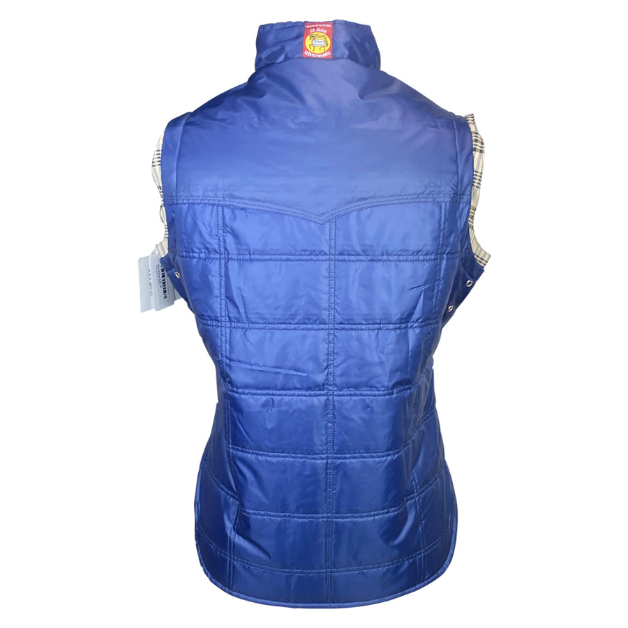 Back of Baker Classic Vest in Navy