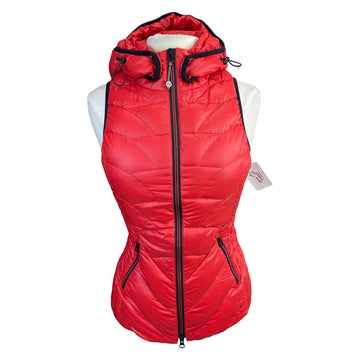 Goode Rider 'Power Luxe' Vest in Paprika
