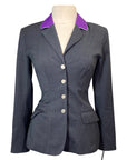 Winston Equestrian Exclusive Competition Coat in Grey/Purple